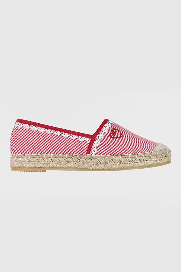 Espadrilles Red Check