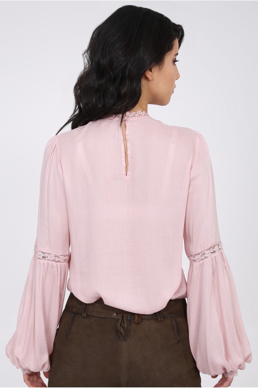 Traditional blouse Nadja pink
