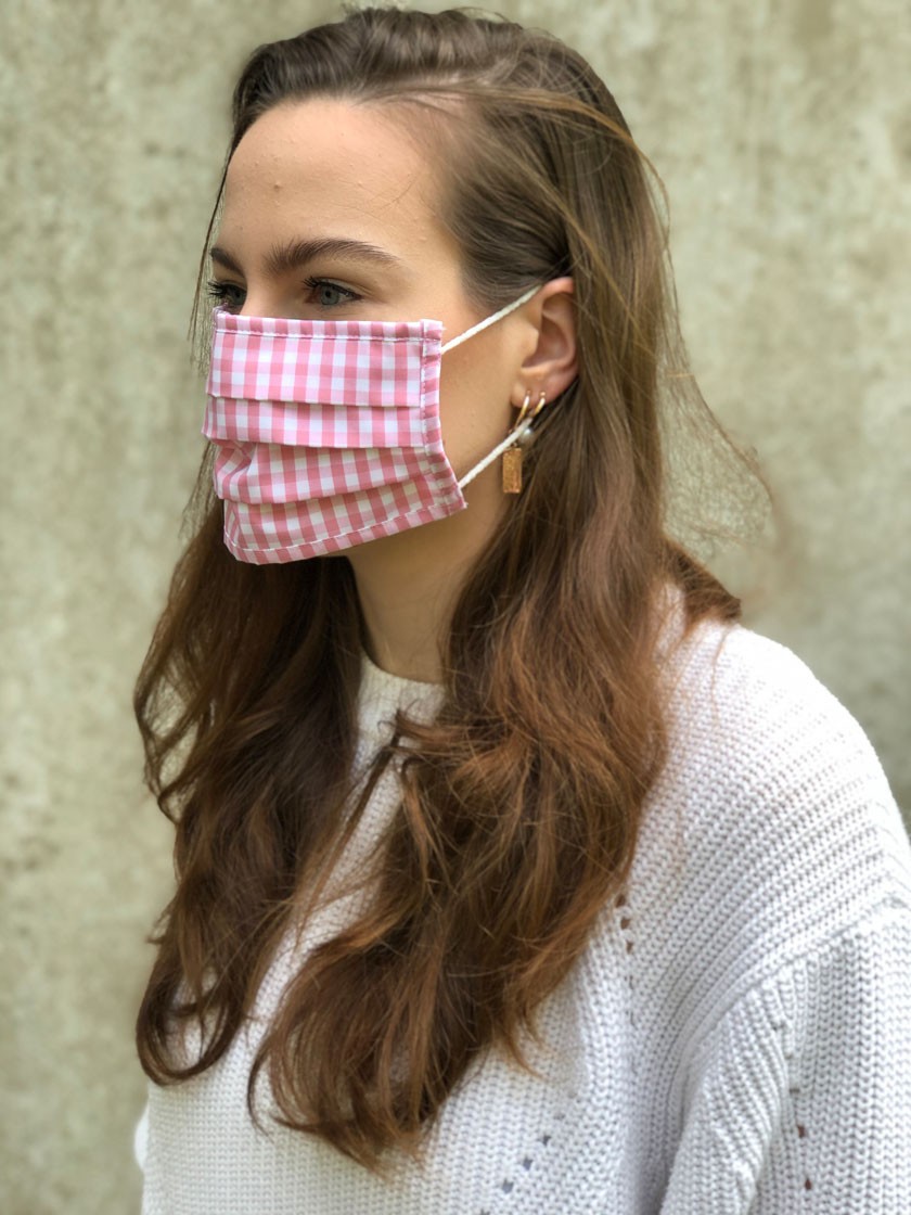 Mund-Nasen-Maske Lilli rosa