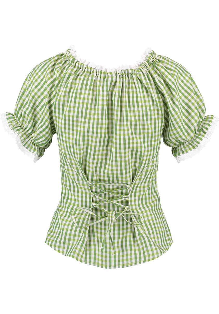 Voorvertoning: Traditioneel shirt Monja groen