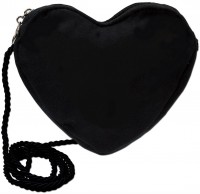 Preview: Heart-Shaped Handbag, Black
