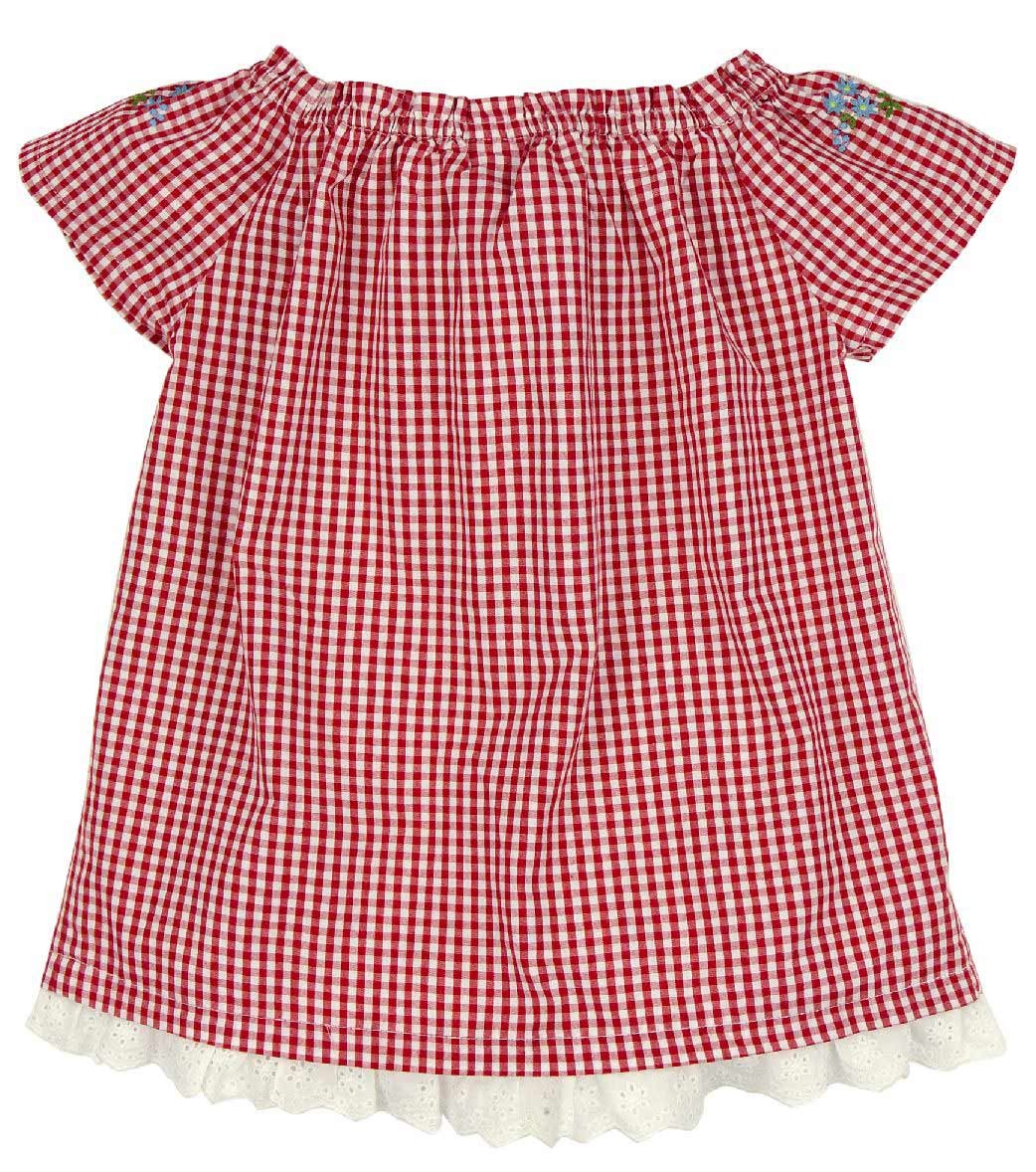 Widok: Bluzka w kratę (bluzka dziecięca 1/2 ramienia)