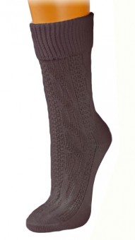 Traditional Stocking mid-length brown