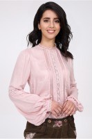 Voorvertoning: Dracht blouse Nadja roze