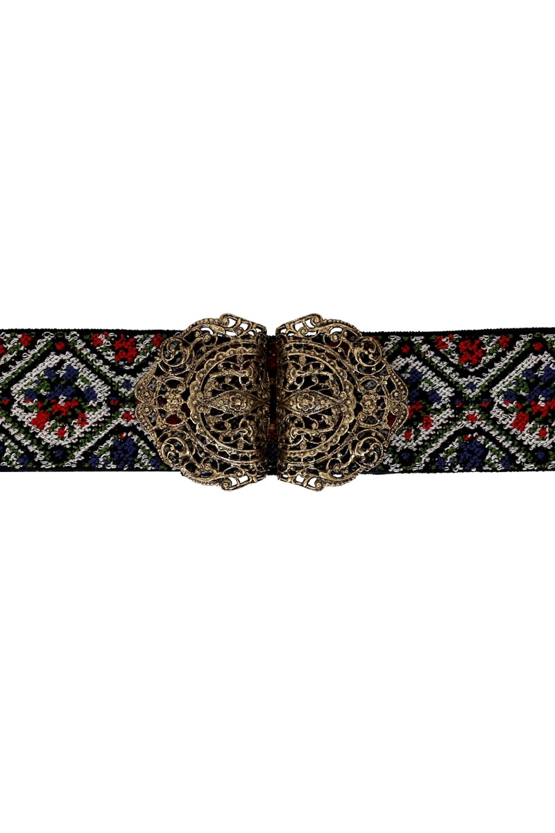 Preview: Traditional belt Ewa red-blue gold