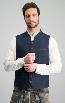 Traditional vest Sirius in dark blue