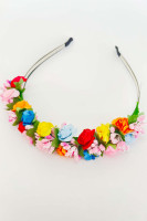 Preview: Headband with multicoloured Flowers