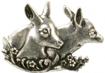 Traditional Brooch Fawn