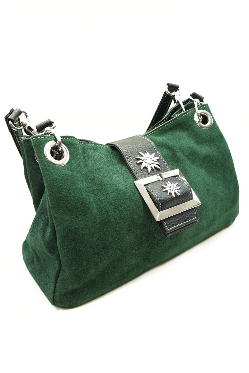 Vorschau: Handtasche Wildleder - grün