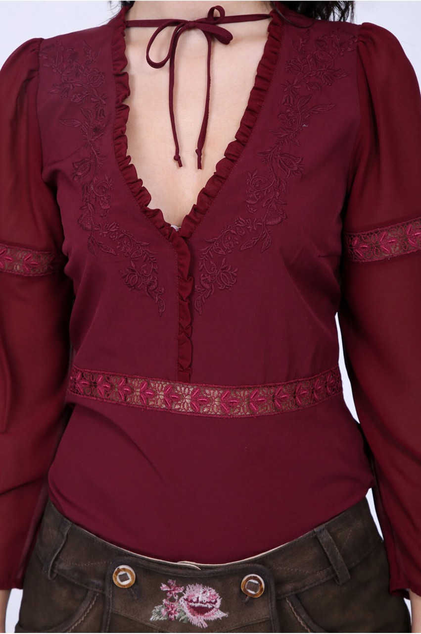 Preview: Traditional blouse Fine red