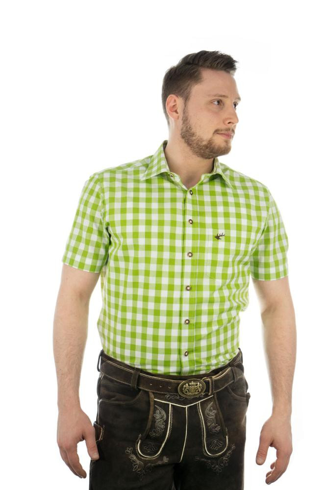 Vorschau: Herrenhemd Hartmut grasgrün