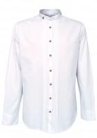 Voorvertoning: Traditioneel shirt Eduard wit