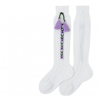 Knee Socks Marieke purple