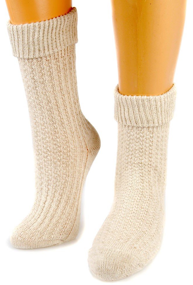 Beierse sokken klassieke natuurlijke kleuren