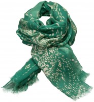 Preview: Trachten Scarf with Deer-Print, Green