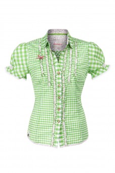 Kostiumowa bluzka Emanuela zielona
