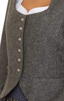 Traditional jacket Sulmona in gray