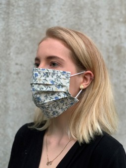 Mund-Nasen-Maske Blumenranke