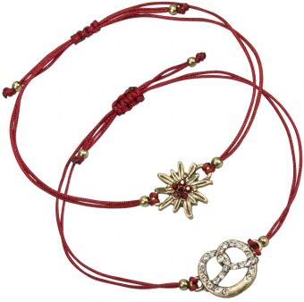 Traditionele armband set rood