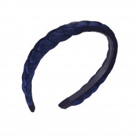 Vorschau: Samt-Haarreif Marineblau