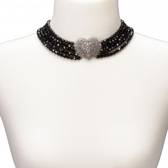 Pearl-Necklace Eugenie black