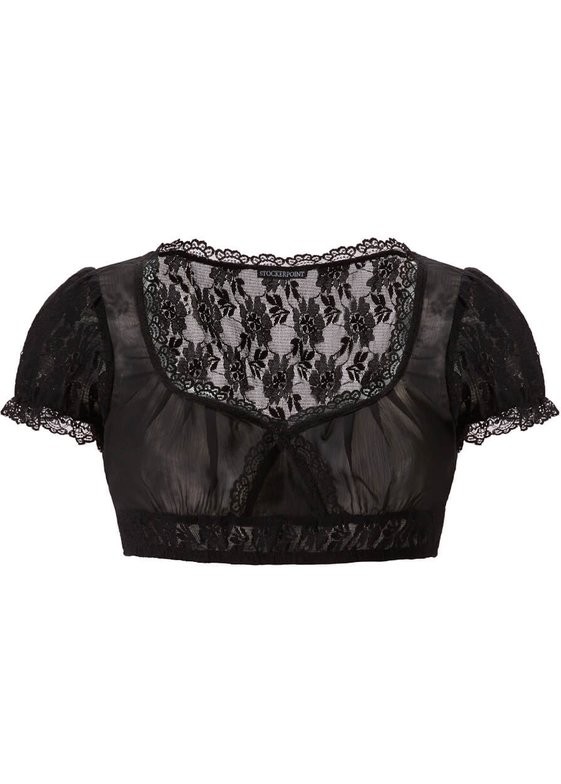 Dirndl blouse Mariella in black