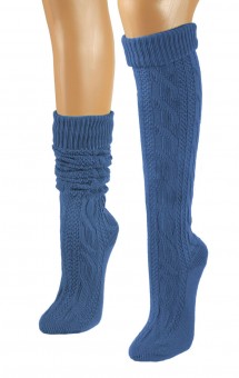Trachten structure envelope Socks Stockings with Edelweiss Pin Ankle Socks 35-42 