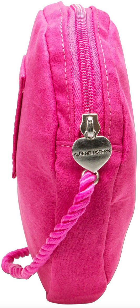 Trachten Pocket Bag with Deer Emblem, Pink