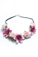 Preview: Hairband with rosé Flowers