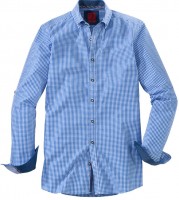 Voorvertoning: Olymp Shirt Traditioneel shirt blauw / wit
