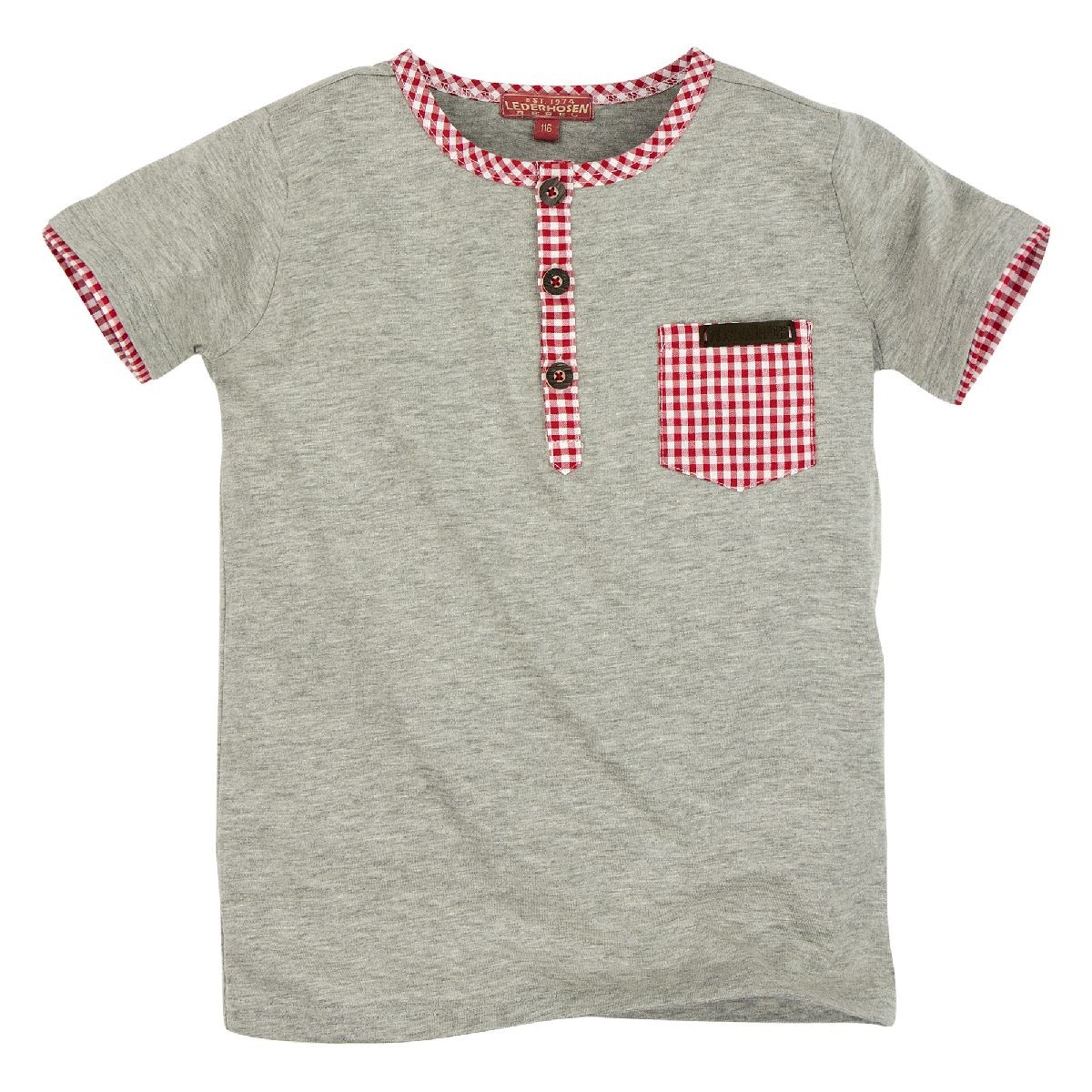 Koszulka z zapięciem na guziki (dziecięca koszulka 1/2 ramienia)