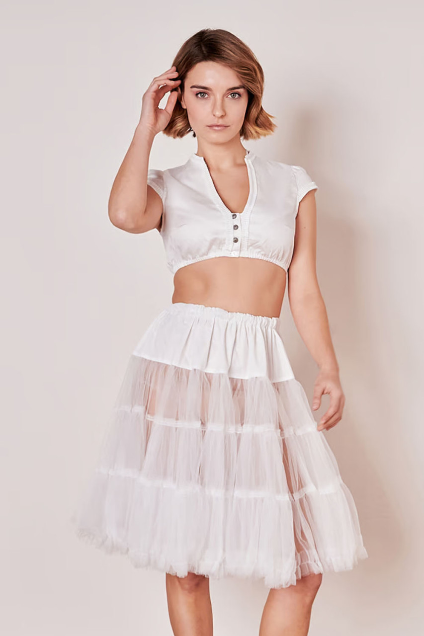 Petticoat in Weiß 60cm