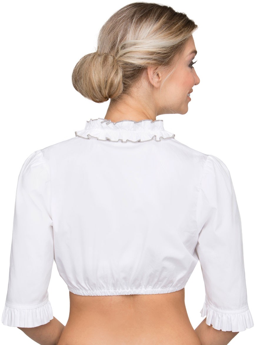 Preview: Dirndl-blouse Marika grijs