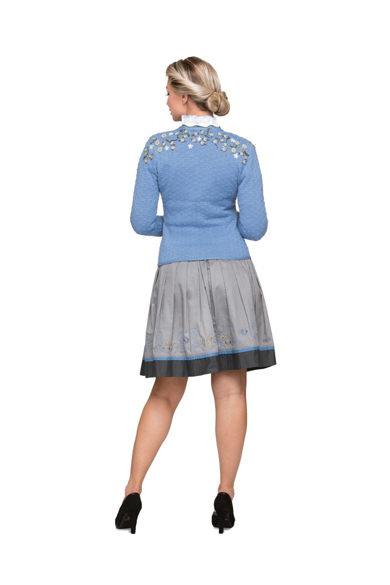 Podgląd: Tradycyjny sweter Hilda jasnoniebieski