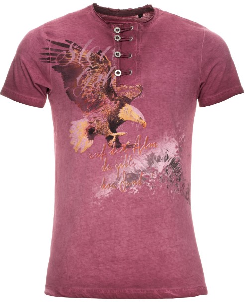 T-Shirt Ulfried burgund