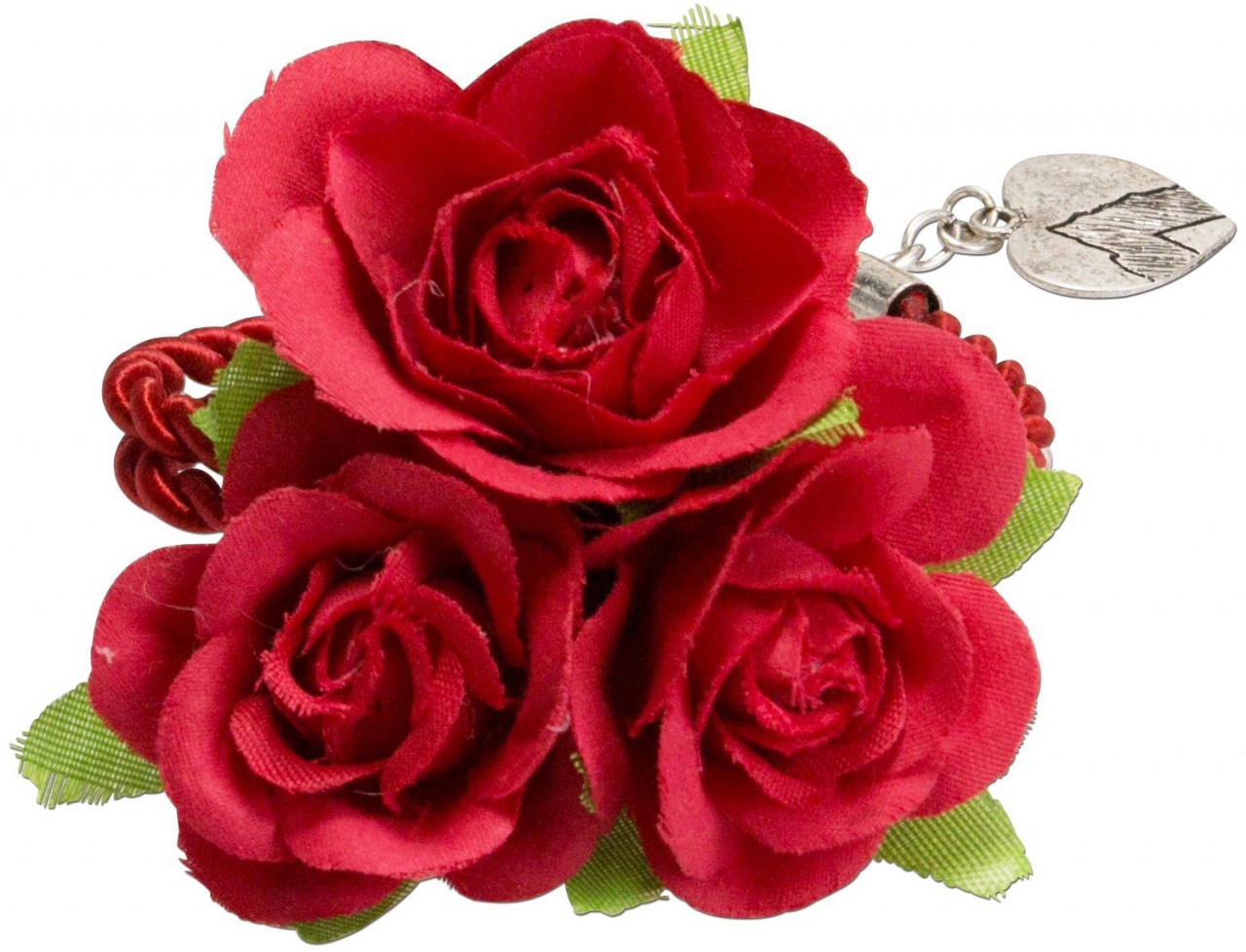 Blüten-Armband Celina rot
