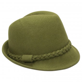 Vilten hoed Arja groen