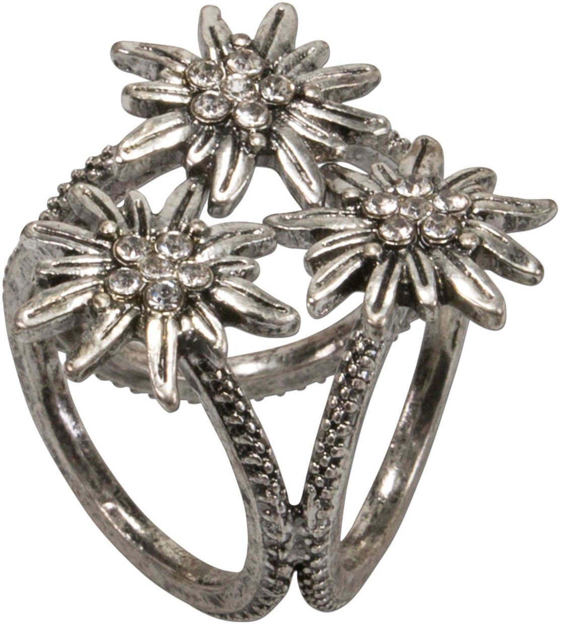 Voorvertoning: Lakenhouder edelweiss antiek zilver