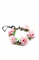 Preview: Hairband with Roses in light pink