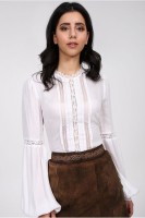 Voorvertoning: Dracht blouse Nadja ecru