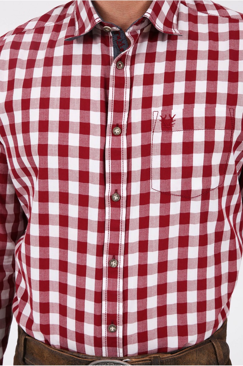 Traditional shirt Armin red