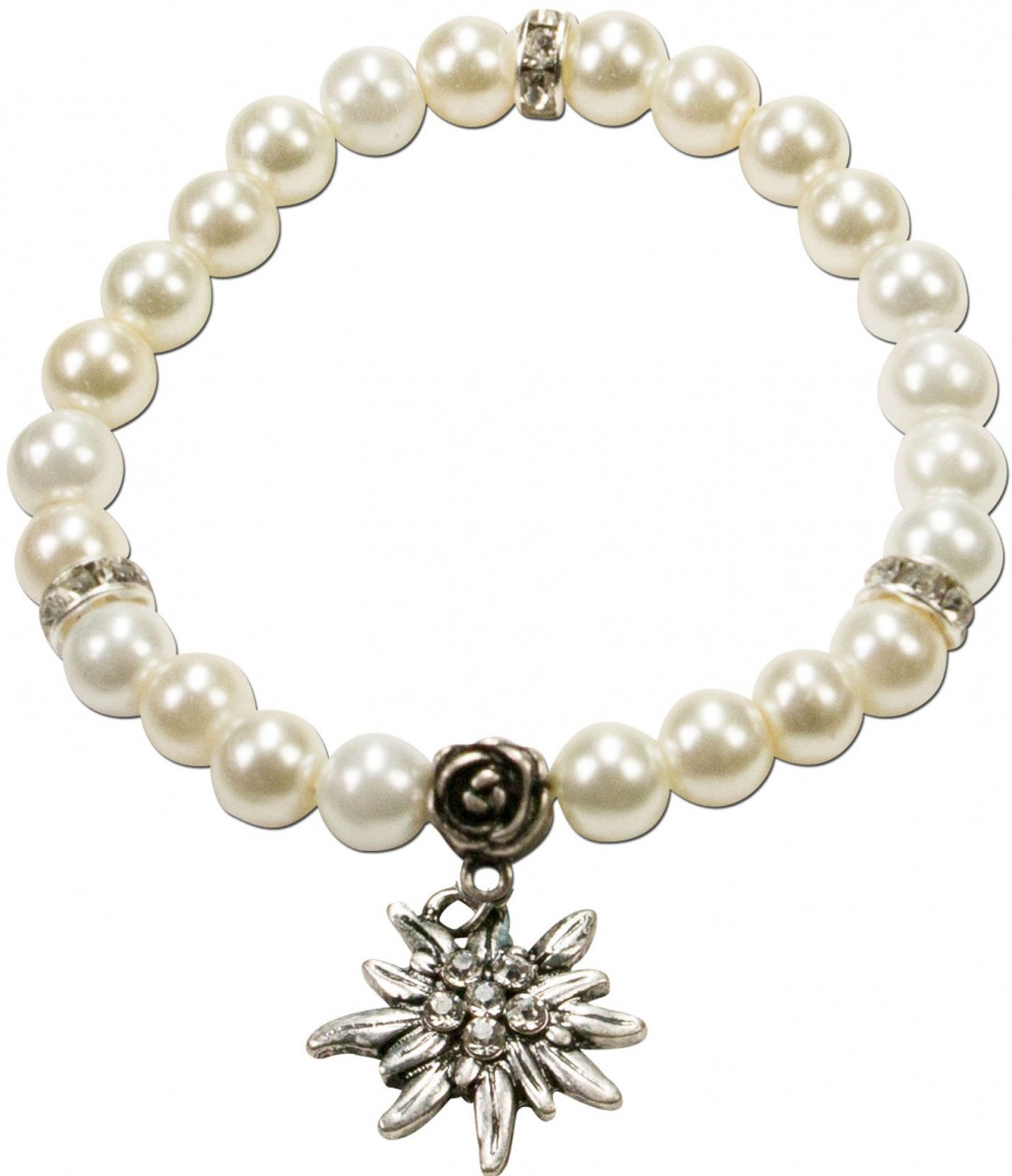 Pearl Bracelet Laura Edelweiß off-white