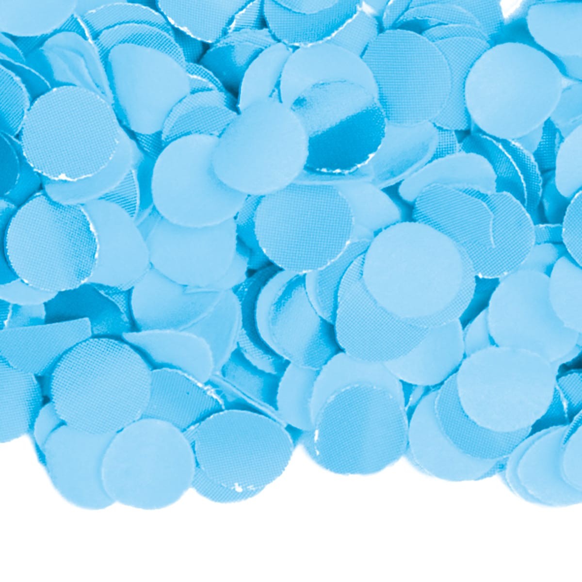 Sky blue confetti