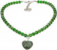 Vorschau: Perlenkette Mathilda grün