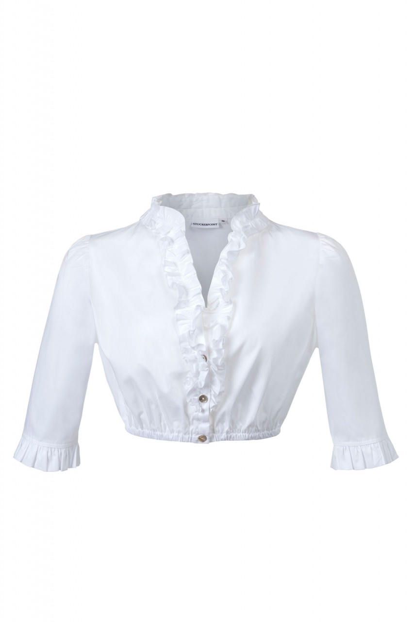 Voorvertoning: Dirndl-blouse Marika wit