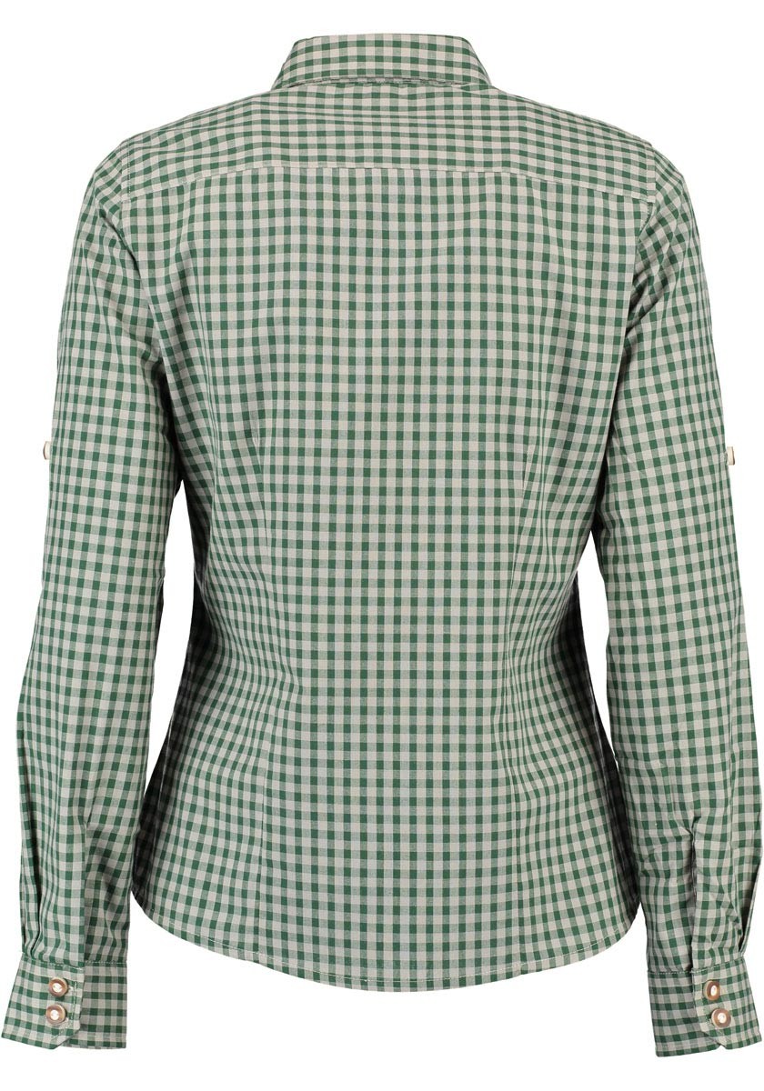 Damska bluzka Caroline jodłowo-zielona