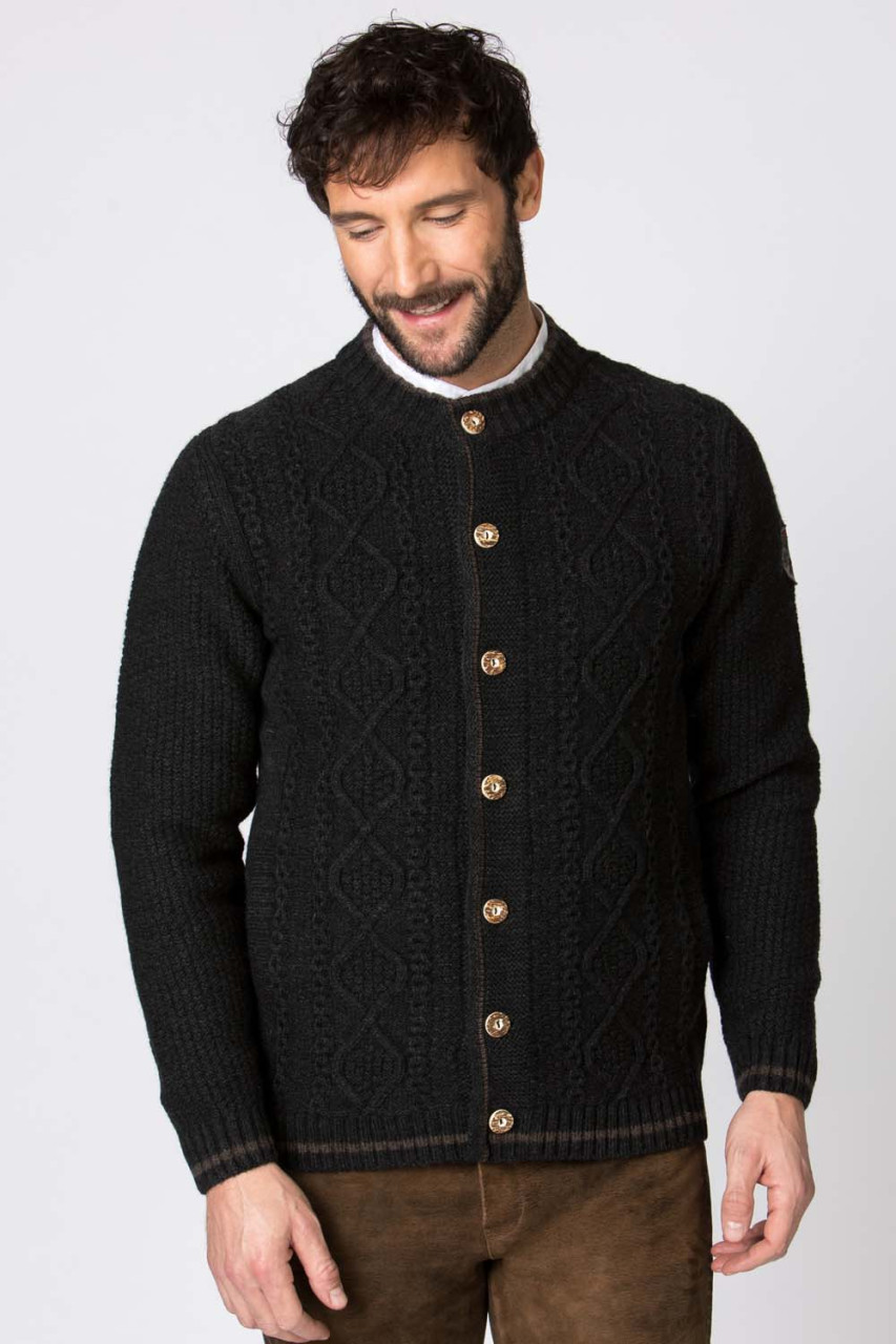 Tradycyjny sweter Anton antracyt