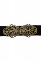 Preview: Traditional belt Malin black gold