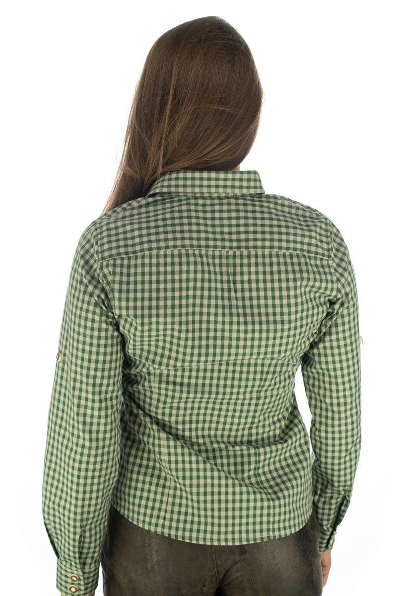 Damska bluzka Caroline jodłowo-zielona