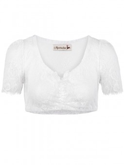 Dirndlblouse Riana wit